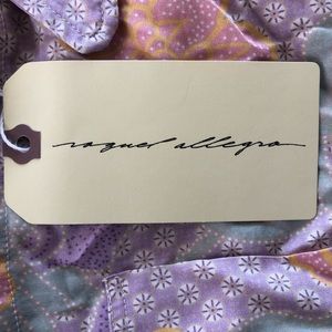 Raquel Allegra Woodblock Silk Cotton Sateen Button Down Print.